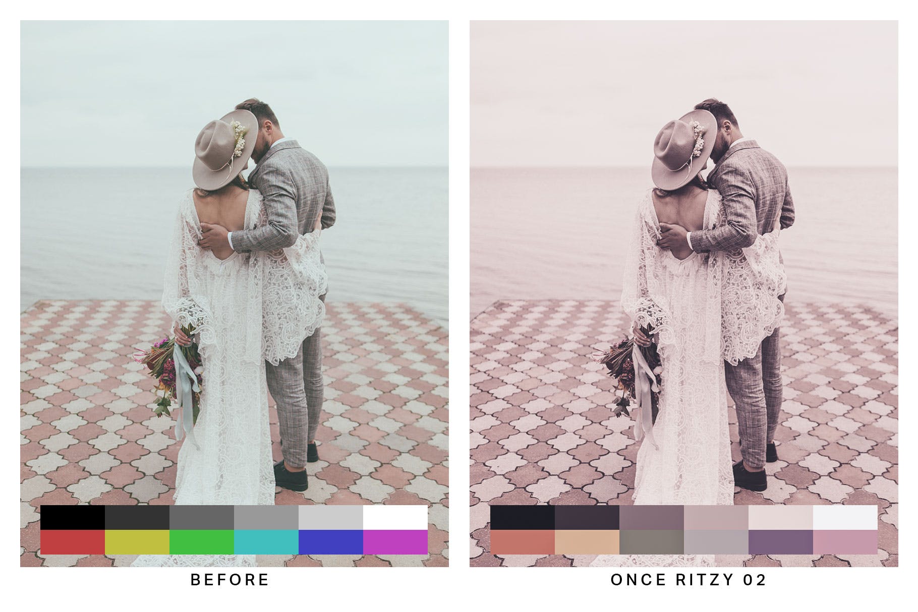 50款经典电影胶片色调Lightroom预设&LUT 50 Budapest Pink Lightroom Presets and LUTs插图(5)