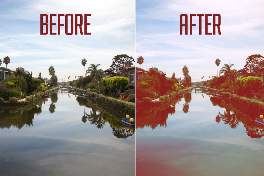 复古胶片电影特效PS动作 Filmtastic RedShift PS Film Actions插图(2)