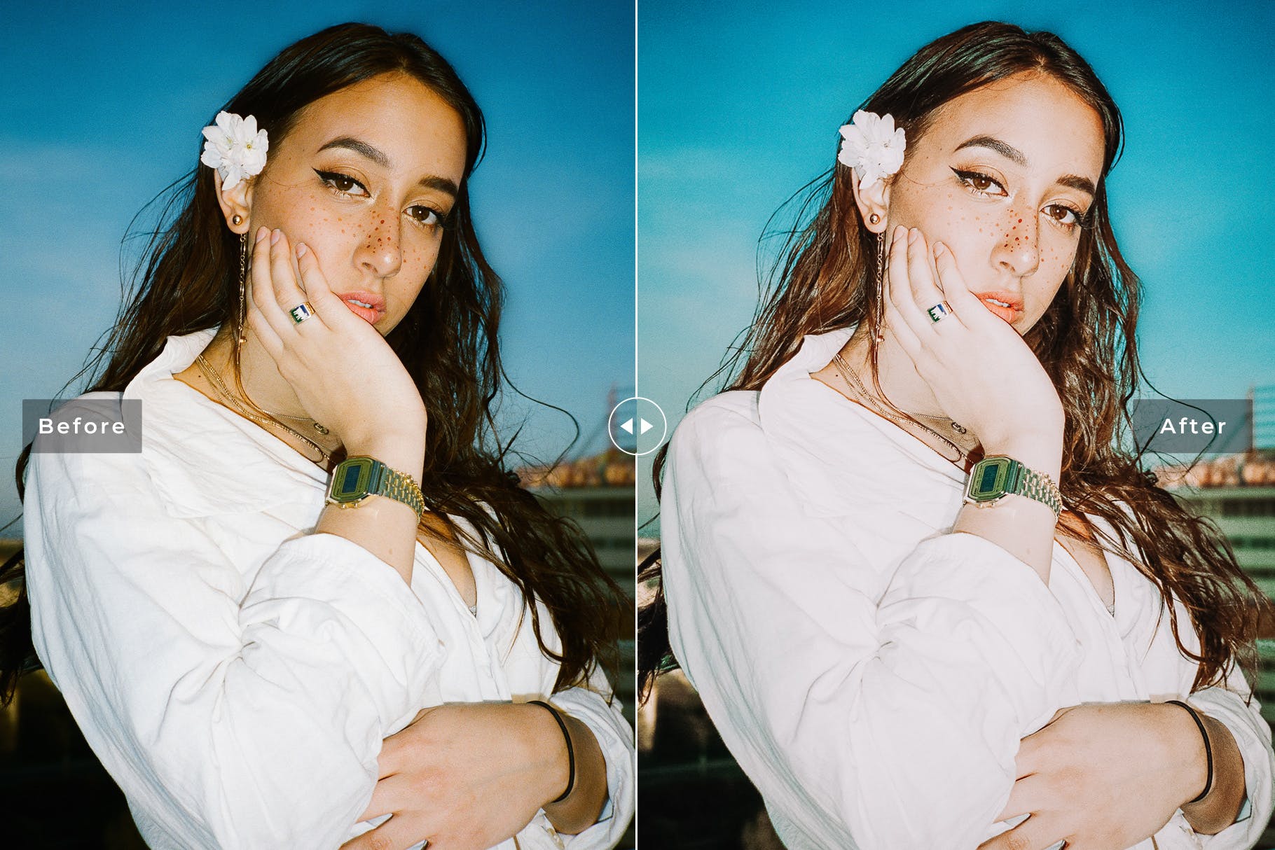 温暖活泼肤色增强照片后期处理LR调色预设 Serenity Mobile & Desktop Lightroom Presets插图(4)