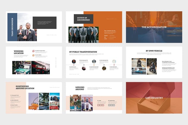 浪漫婚礼庆典策划Google Slides幻灯片模板 Ruvina : Wedding Ceremony Planner Google Slides插图(4)