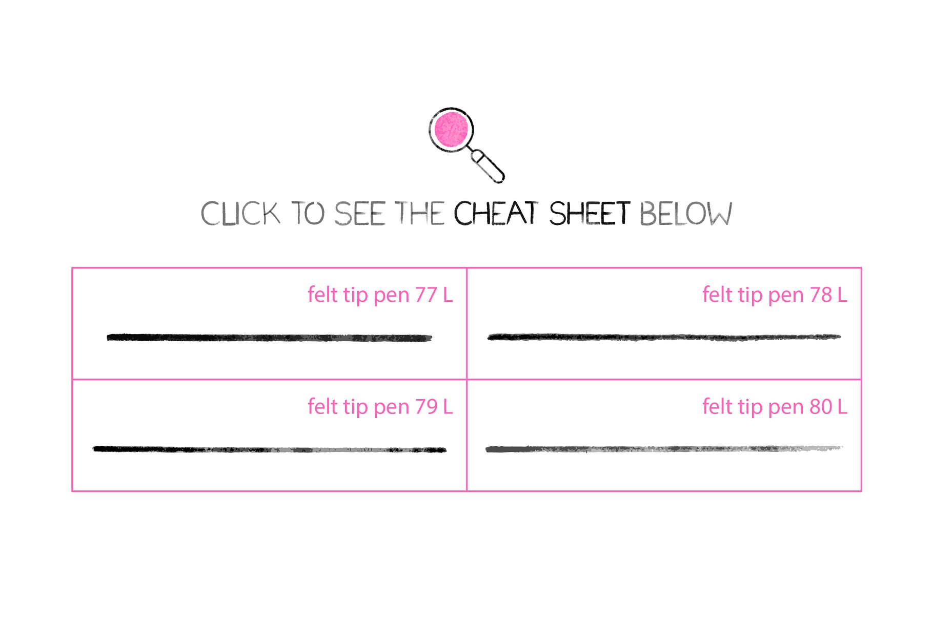 逼真栩栩如生毛毡笔AI笔刷 Realistic felt-tip pen AI brushes插图(3)