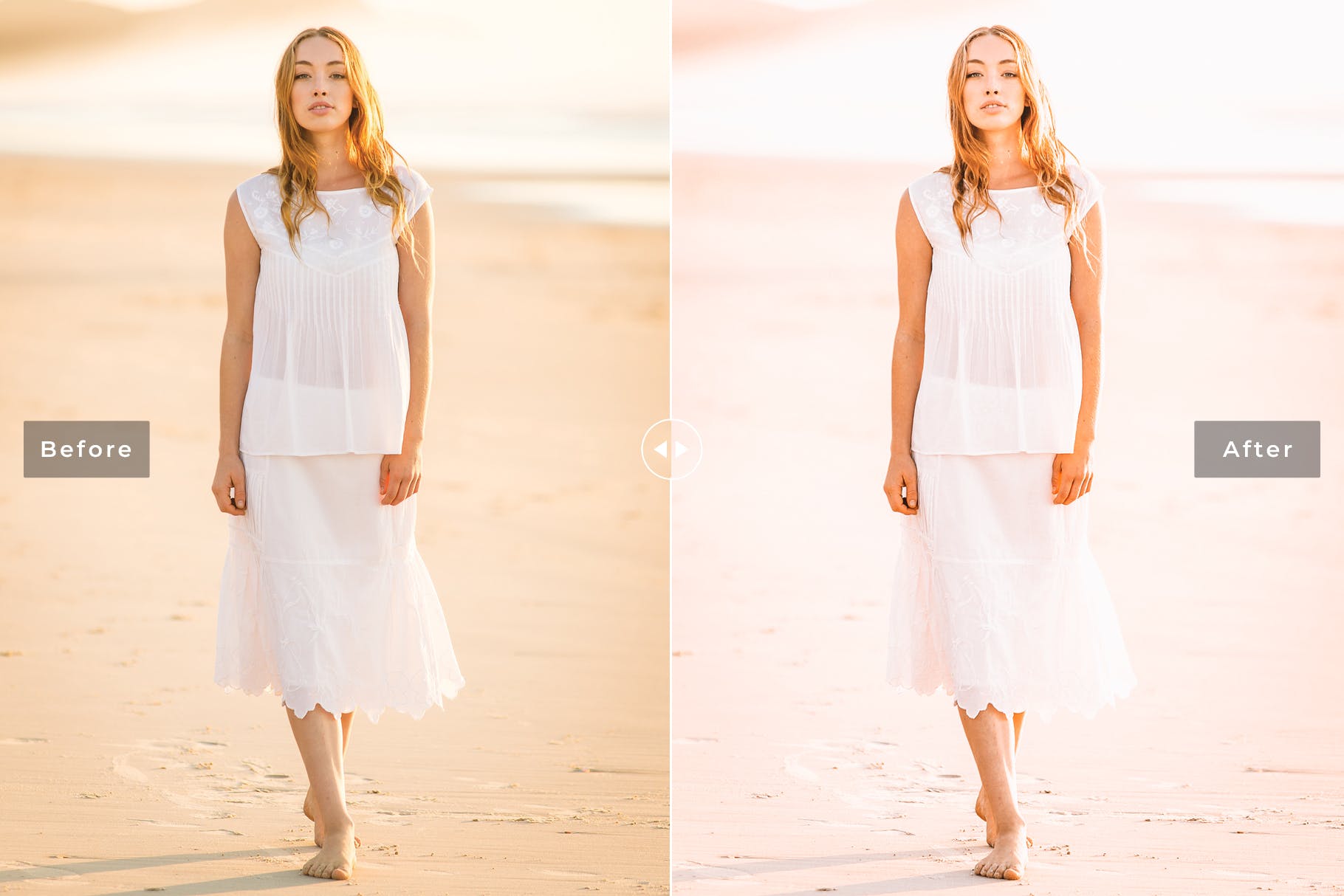 古铜色肤色滤镜Lightroom照片调色预设 Seashell Mobile & Desktop Lightroom Presets插图(2)