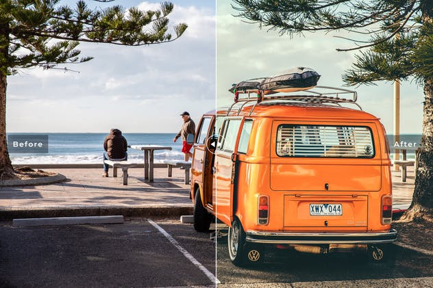 鲜艳色彩旅游照片后期处理调色LR预设 Adventure Mobile Lightroom Presets插图(1)