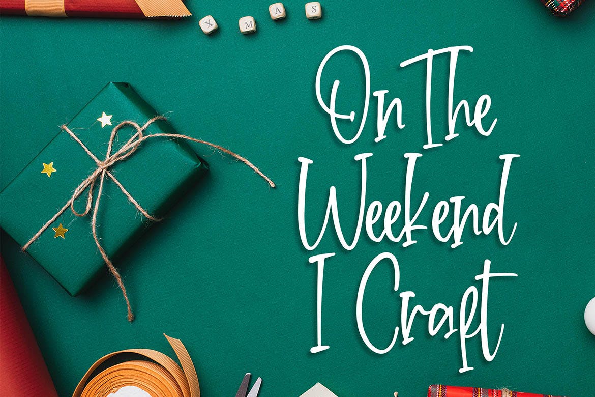 英文书法艺术装饰字体素材库精选 Crafteria Script Font插图(2)