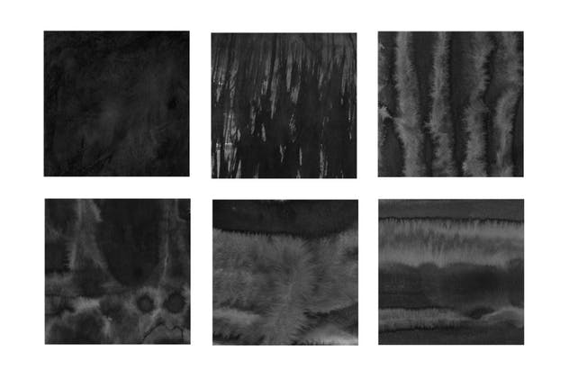 30款墨水印刷纹理肌理PS笔刷v3 30 Ink Texture Photoshop Brushes Vol. 3插图(2)