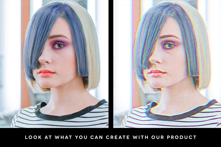 家用录像照片效果处理动作 VHS Template插图(1)