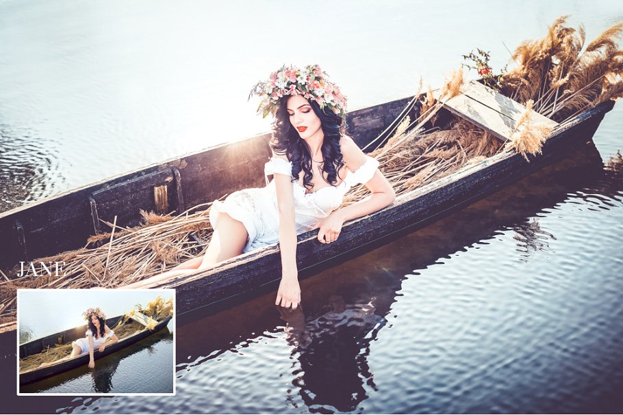 复古婚纱摄影特效PS动作 Photoshop Actions Vintage Wedding插图(17)