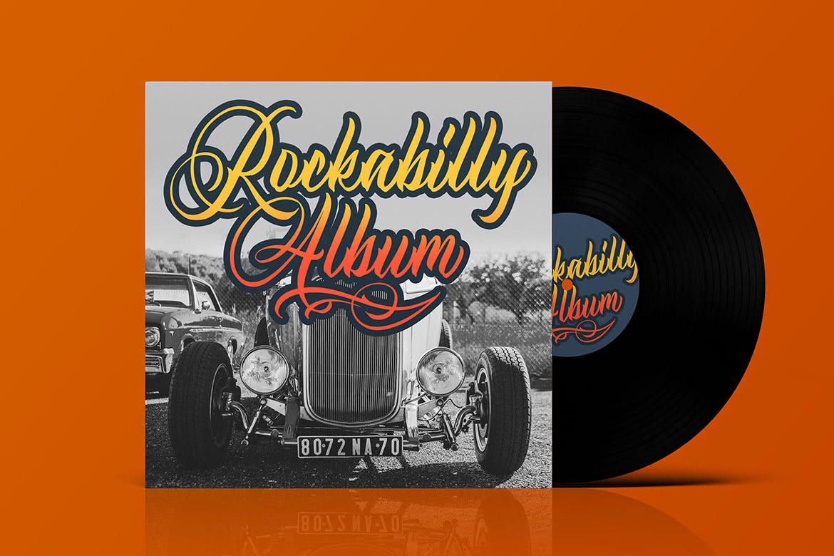 纹身徽章英文手写字体 Rumble Tattoos – Tattoos Typeface插图(5)