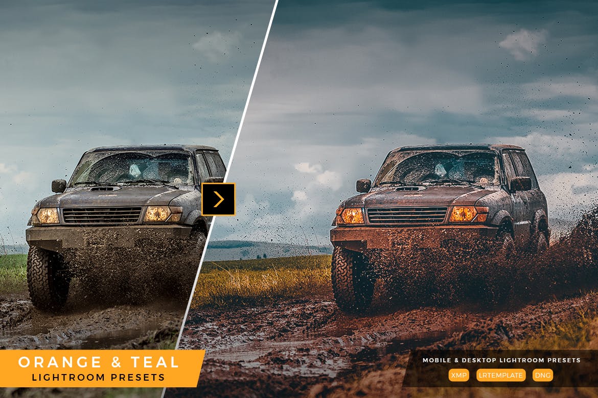 橙色&深绿色色调照片调色滤镜素材库精选LR预设 Orange and Teal Lightroom Presets插图(8)