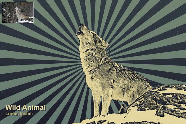 复古漫画素描艺术效果Photoshop动作 Illustrator – Vector Art Photoshop Action插图(4)