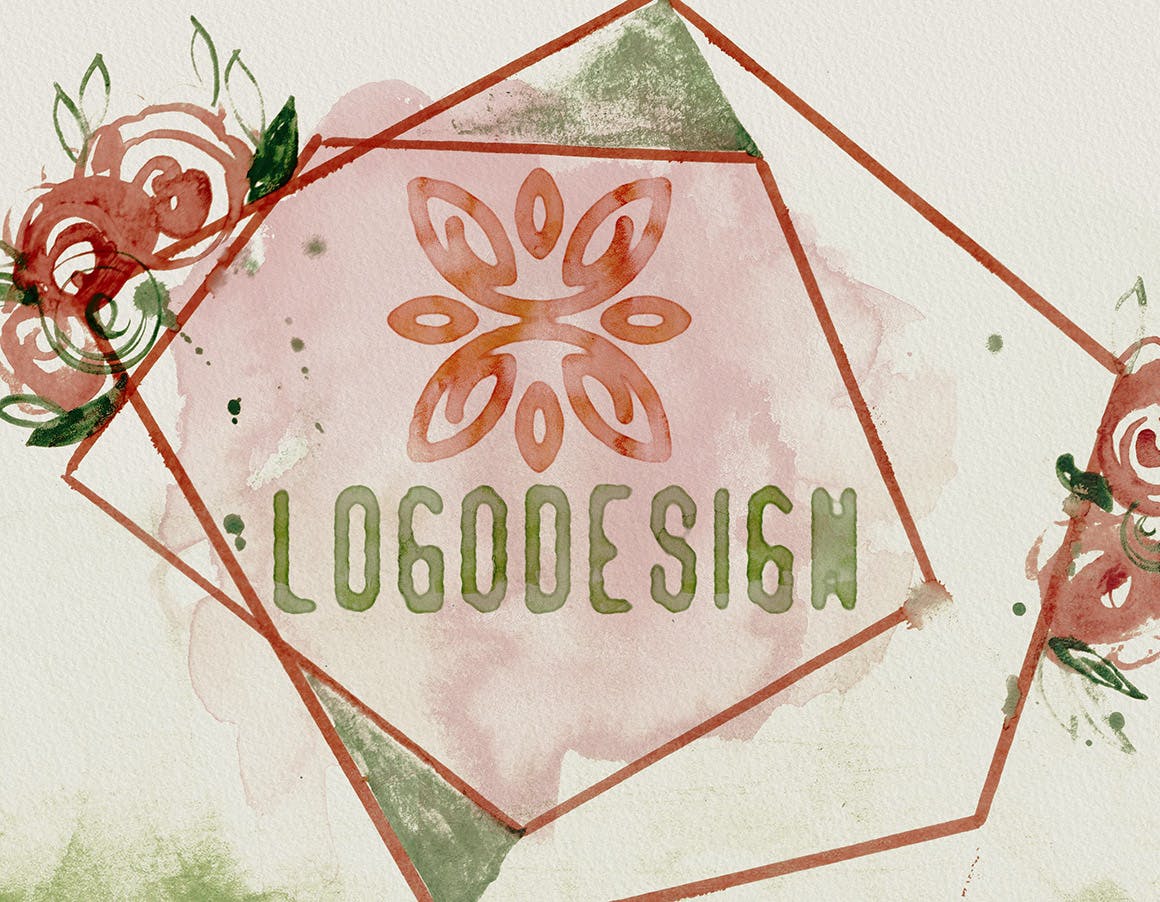 5款添加水彩文字效果PSD分层模板 5 Watercolor Text or Shape Effect Templates插图(10)