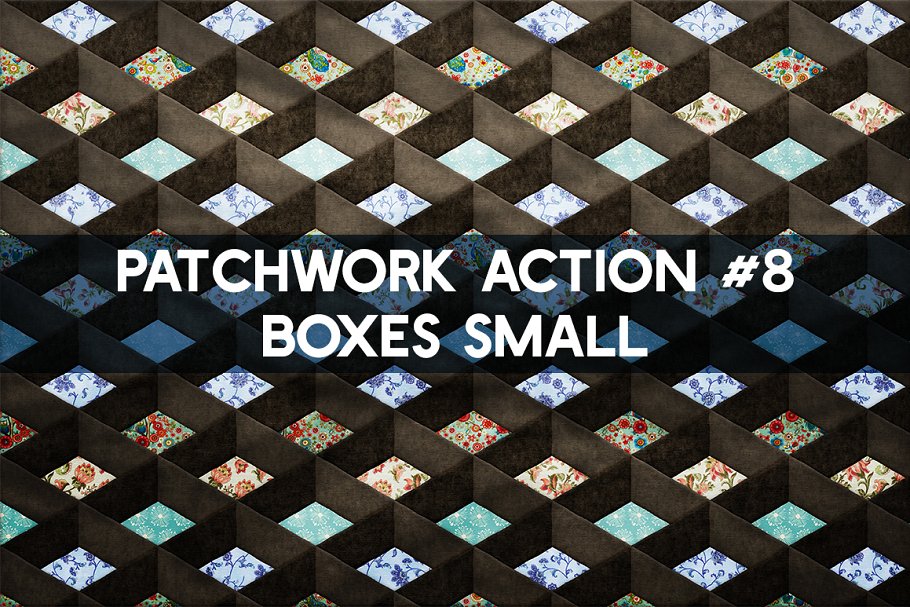 创意拼凑效果PS笔刷&图层样式合集 PATCHWORK Effect Photoshop TOOLKIT插图(13)