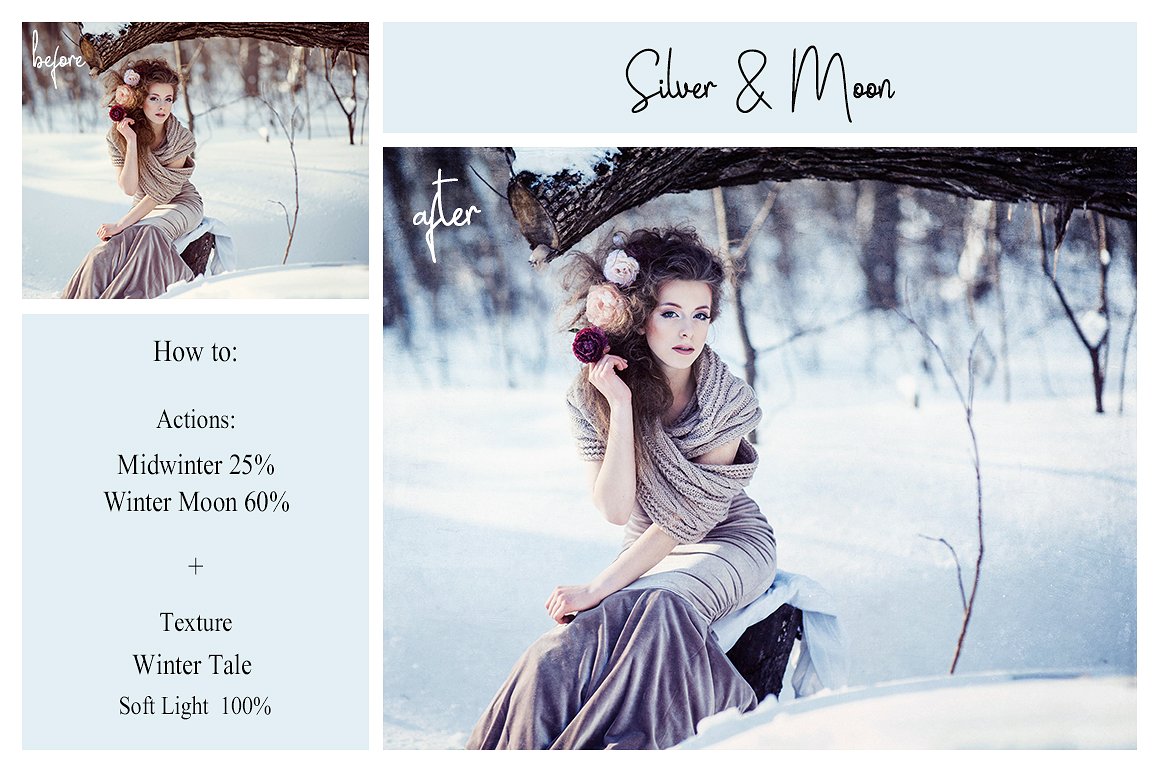 浪漫冬日温馨PS动作叠加纹理插图(8)