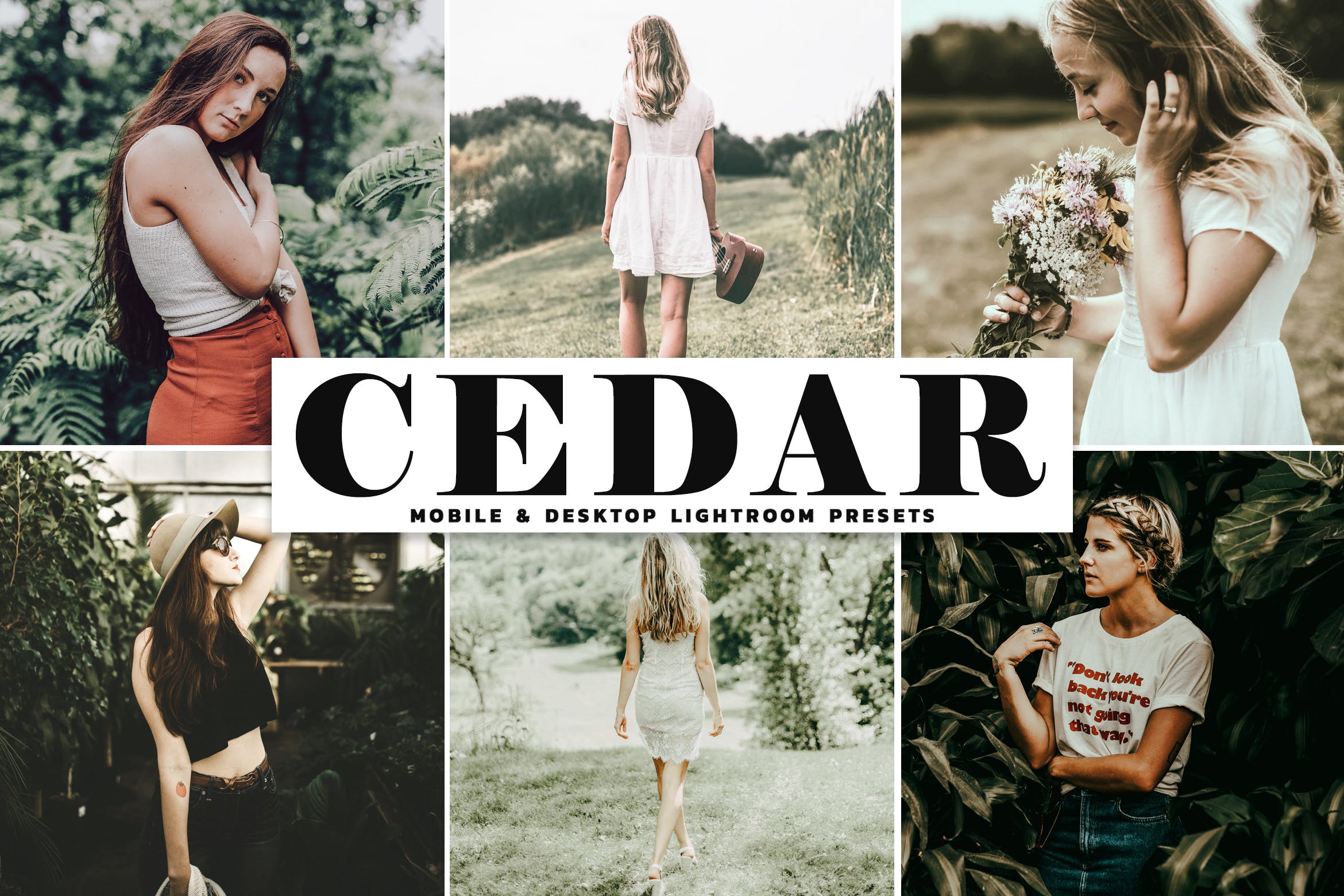 户外摄影图片暖调色滤镜LR预设下载 Cedar Mobile & Desktop Lightroom Presets插图
