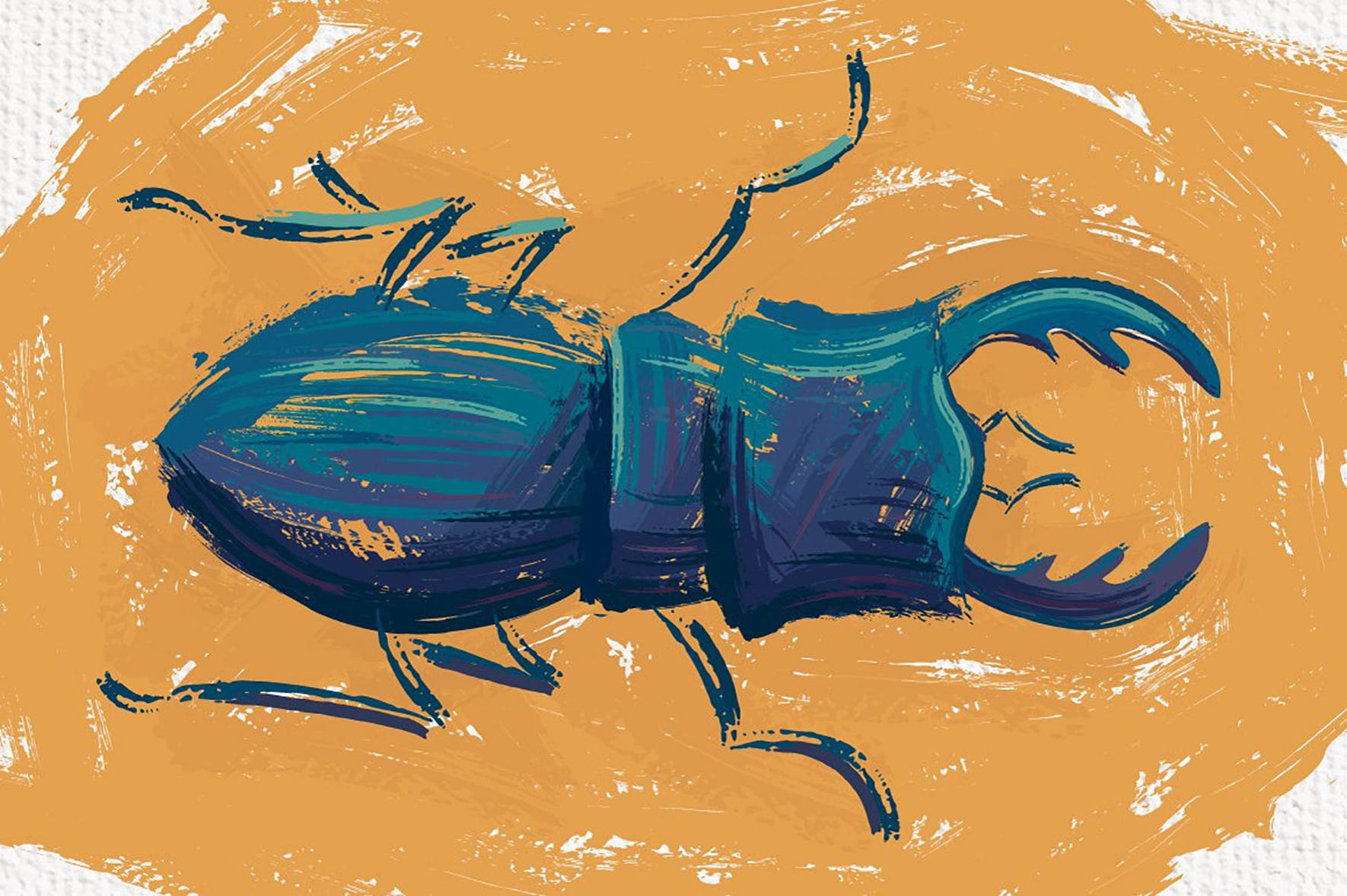 高品质油画质感AI画笔笔刷 Outstanding Oil Paint Brushes插图(5)