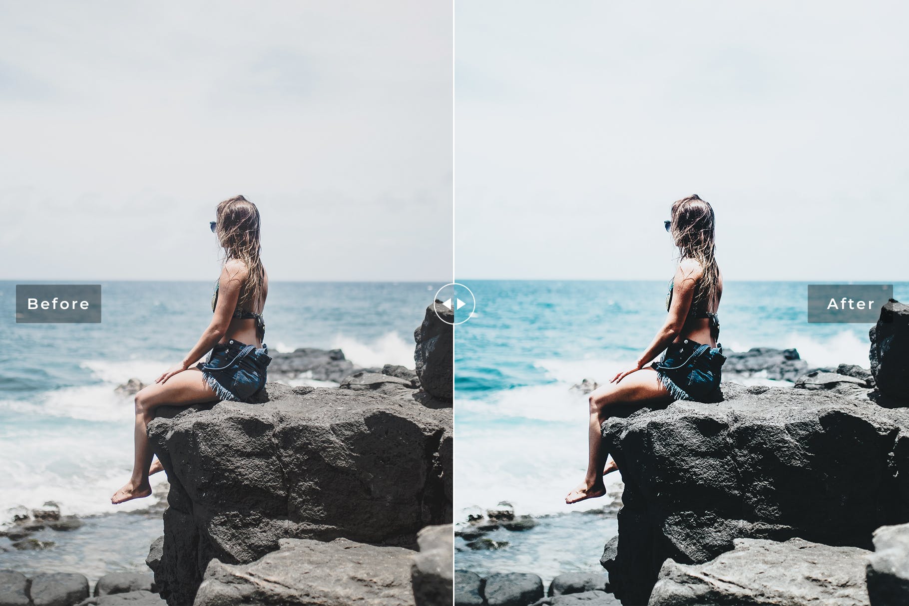 浪漫海景写真摄影照片后期处理LR预设 Kauai Mobile & Desktop Lightroom Presets插图(5)