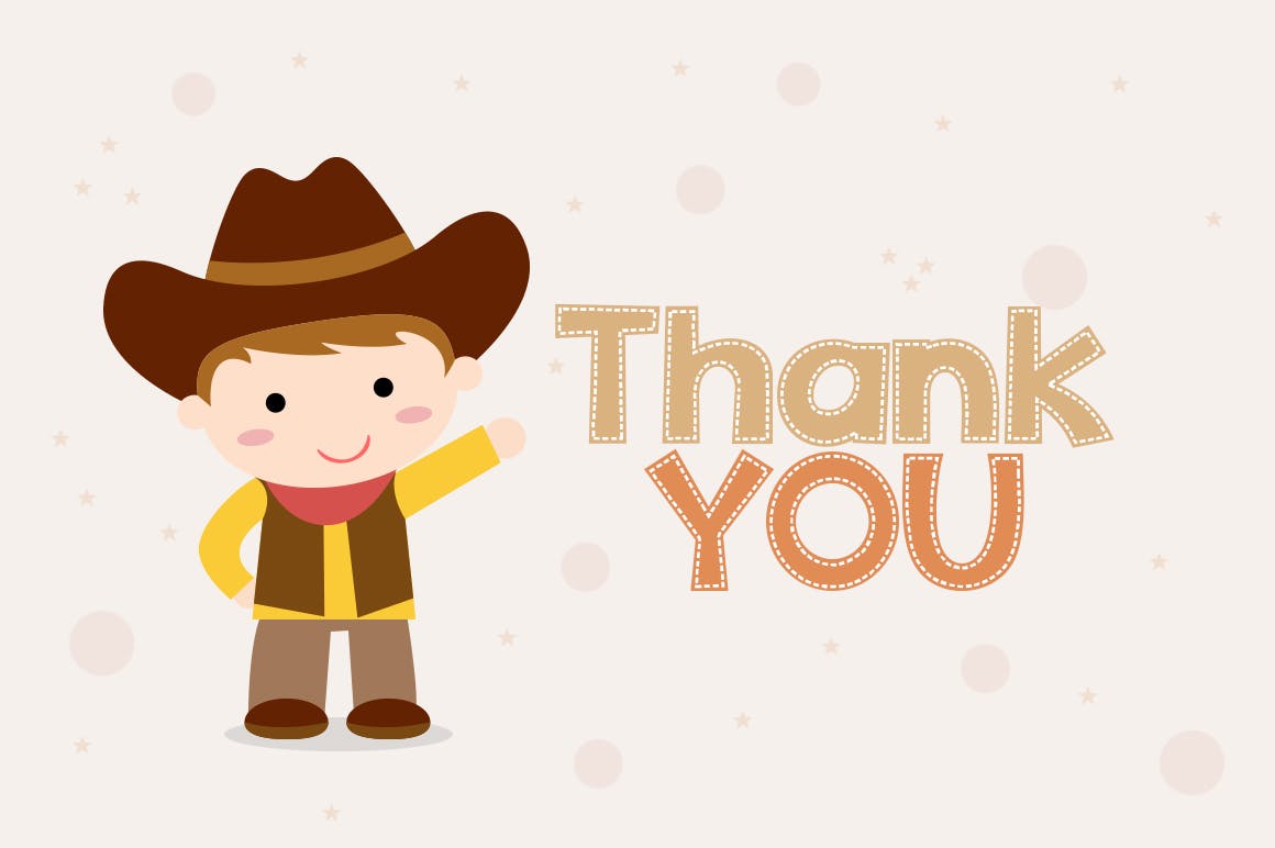 可爱缝线设计风格英文无衬线装饰字体 Yehaa!插图(6)