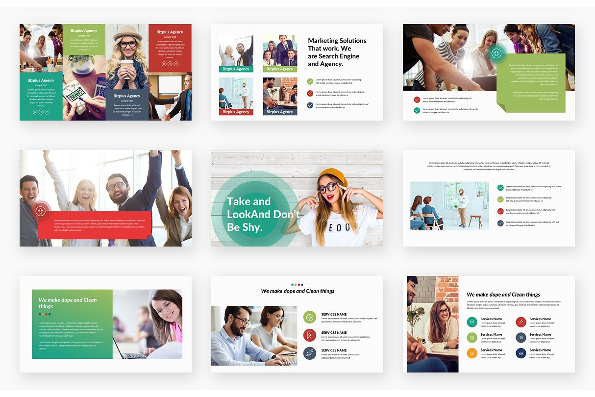 156页独特极简主义的多用途谷歌幻灯片模板下载[pptx]插图(2)