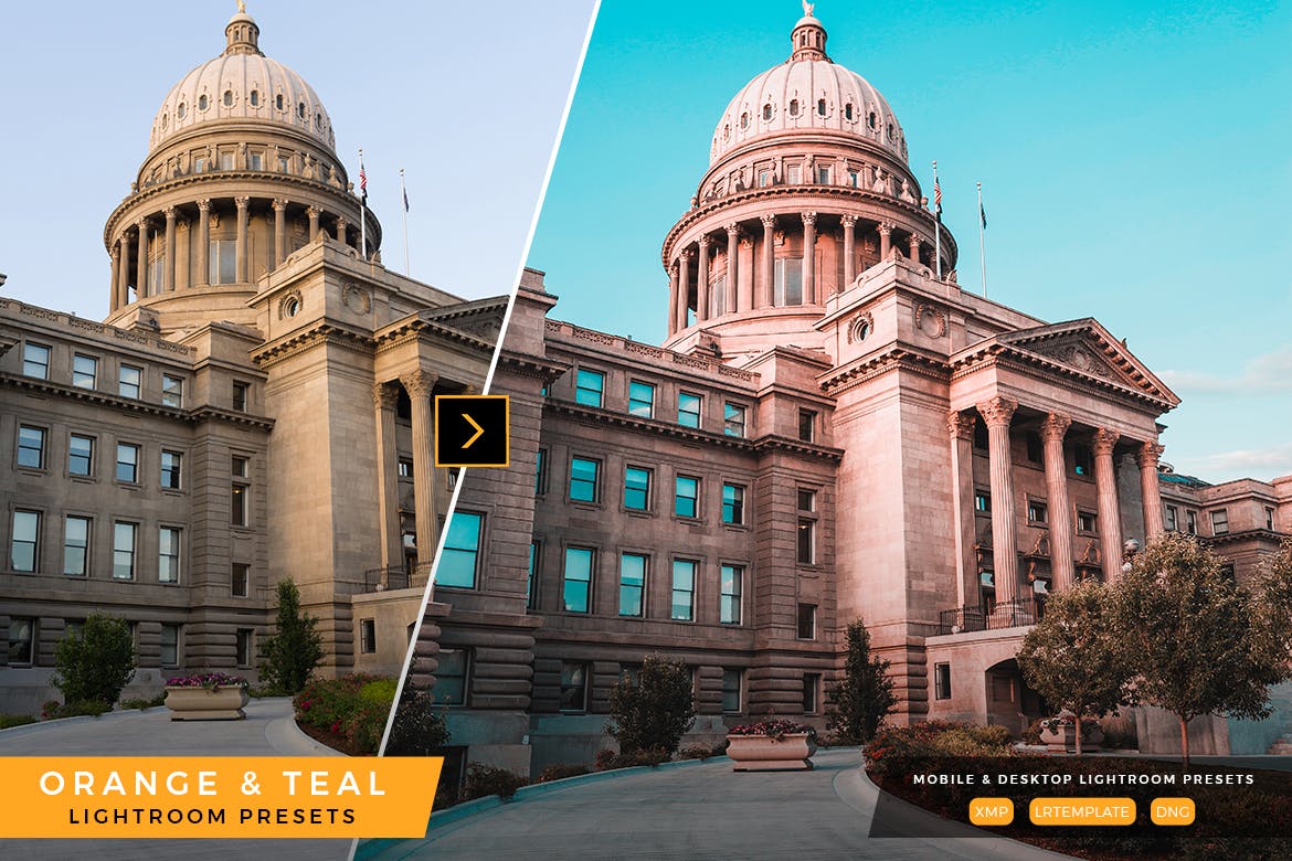 橙色&深绿色色调照片调色滤镜素材库精选LR预设 Orange and Teal Lightroom Presets插图(2)