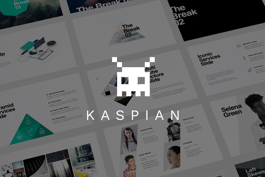 多用途 Keynote 幻灯片模板（100+页/450枚图标/50个信息图表） KASPIAN Keynote Presentation Theme插图