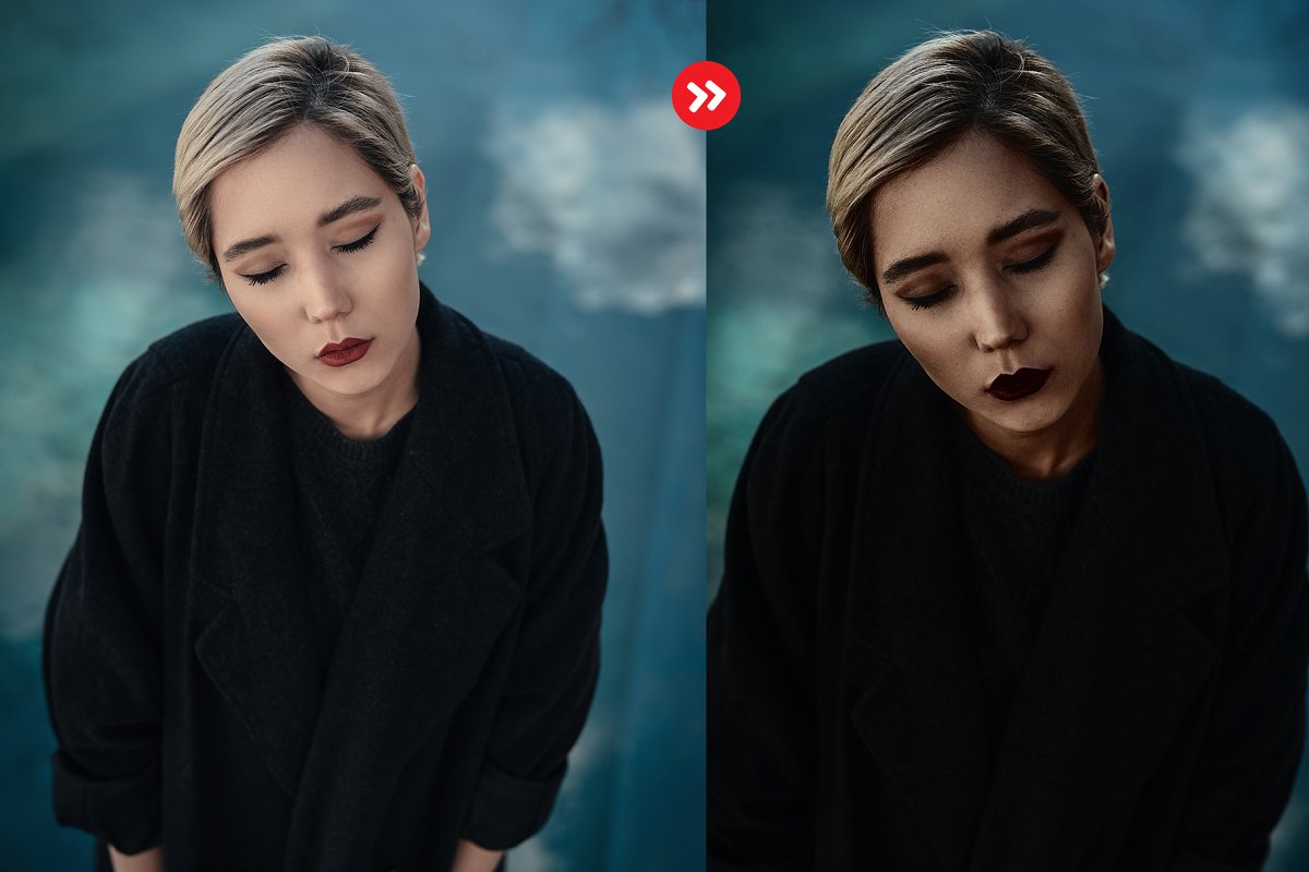 深色皮肤色调专业摄影Photoshop动作下载 Dark Skin Tone – PS Action插图(2)