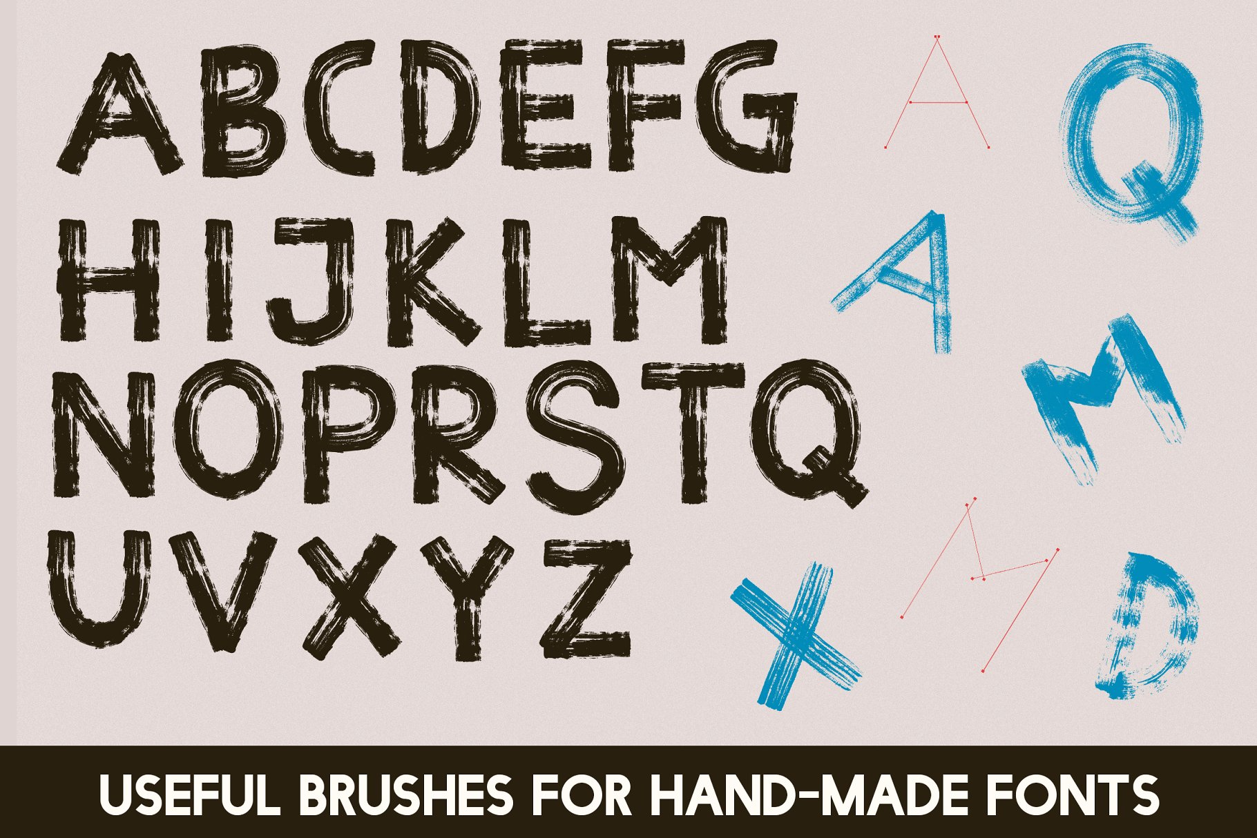 高品质AI手工画笔合集 Classic Strokes by Guerillacraft插图(4)