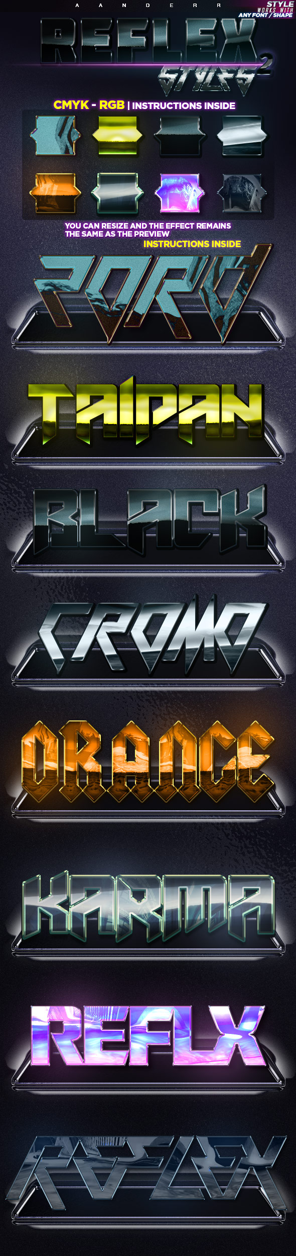 震撼+屌炸天的PS图层样式合集[PSD,868MB]插图(3)