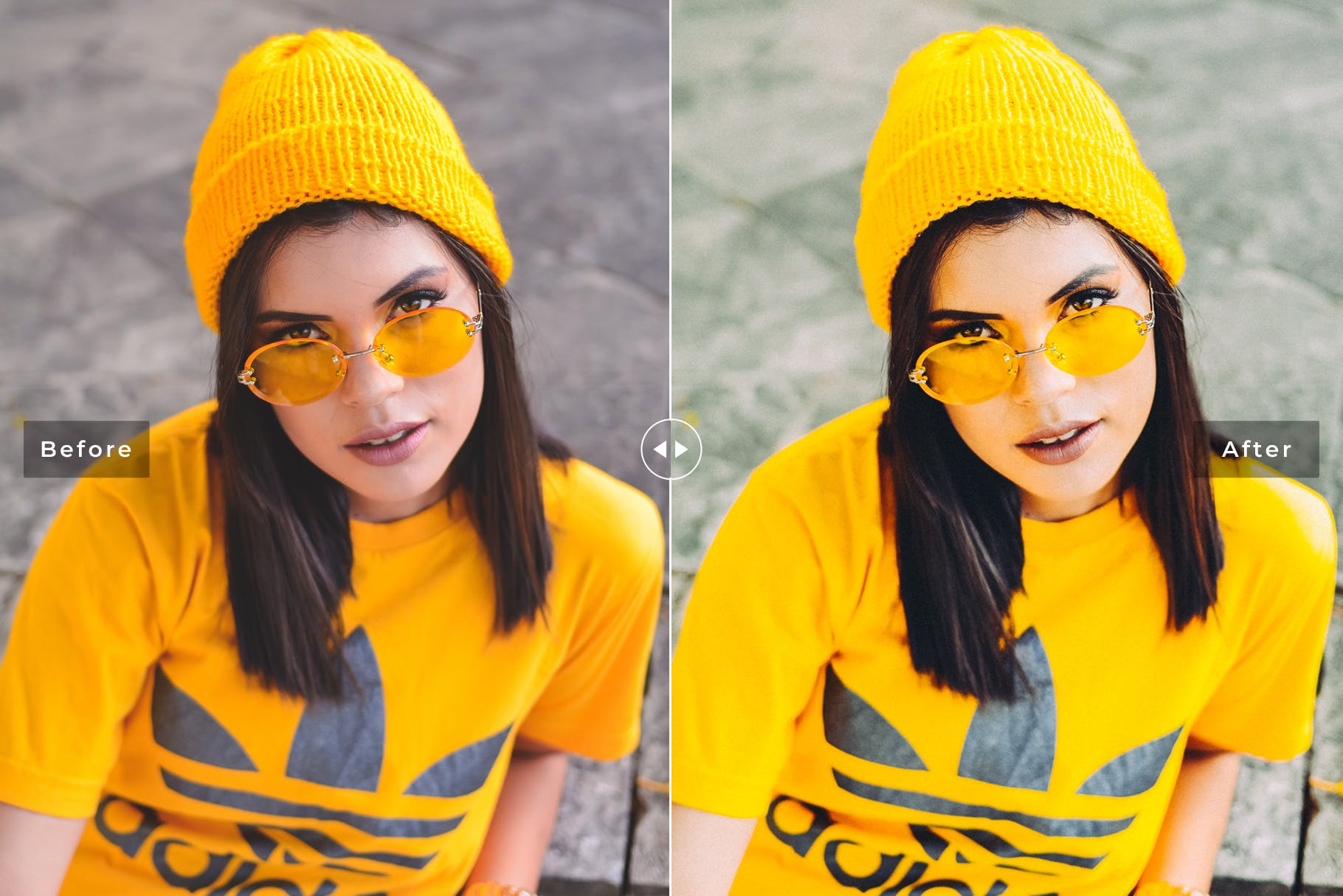 明亮柠檬黄暖色调照片后期处理LR调色预设 Lemonade Mobile & Desktop Lightroom Presets插图(4)