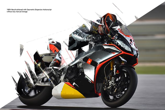 时尚几何低多边形色散照片效果PS动作 Geometric Dispersion FX Photoshop Add/On Extension插图(7)