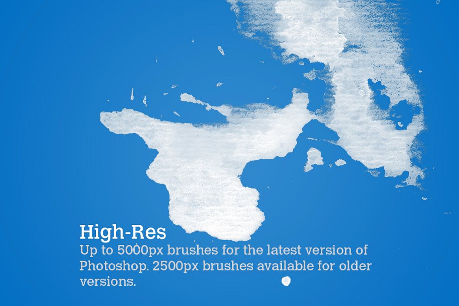 32款水彩飞溅图形PS笔刷 32 Watercolor Splatters插图(2)