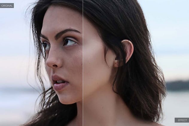 PS一键磨皮美颜滤镜PS插件v2 Skin Retouch Photoshop Actions Vol. 2插图(2)