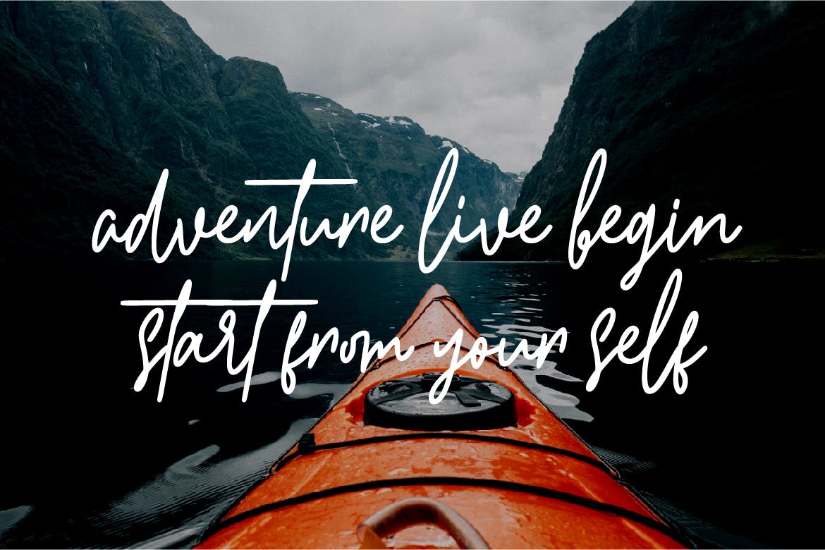 优雅流畅英文钢笔签名字体下载 Marlissa – Signature Font插图(2)