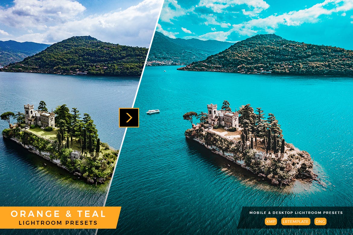 橙色&深绿色色调照片调色滤镜素材库精选LR预设 Orange and Teal Lightroom Presets插图(12)
