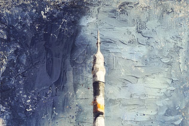 厚涂手法油画效果一键生成PS动作 Impasto Oil Paint Photoshop Action插图(5)