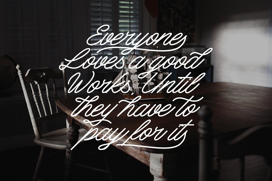 复古英文手写单线字体下载 Mattcool Script插图(6)