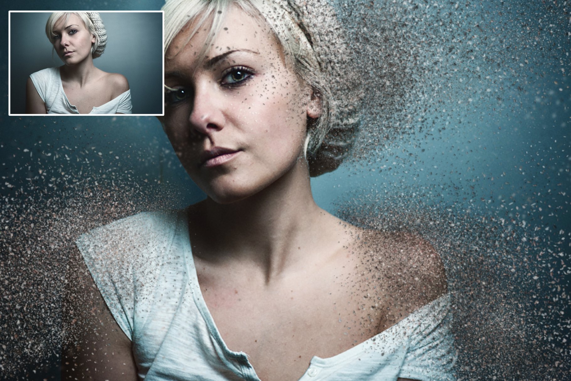 风化溶砂照片效果处理PS动作 Sand Dissolve插图(6)