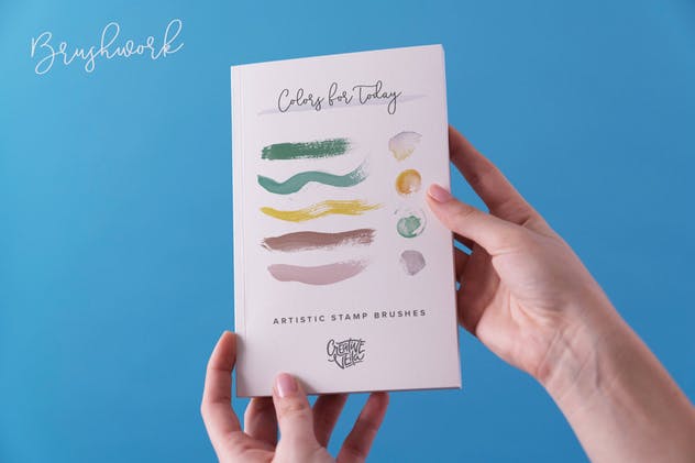 100个艺术印章画笔PS&Procreate笔刷 Brushwork: Artistic Procreate & Photoshop brushes插图(9)