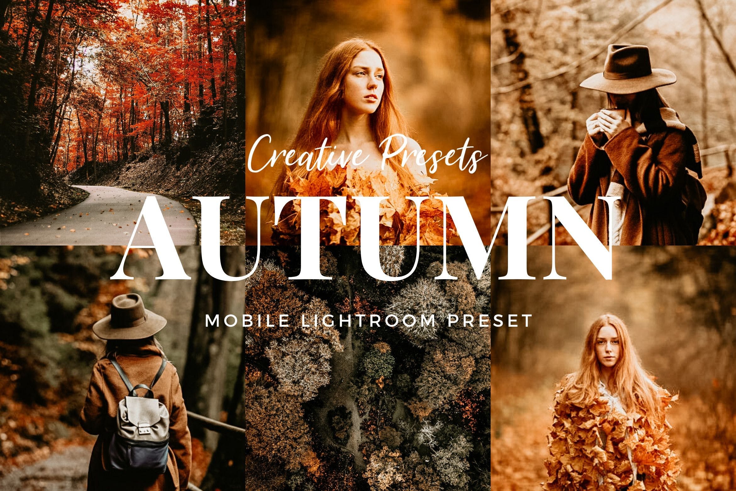 秋季摄影照片调色滤镜素材库精选LR预设 Autumn Lightroom Mobile Presets插图
