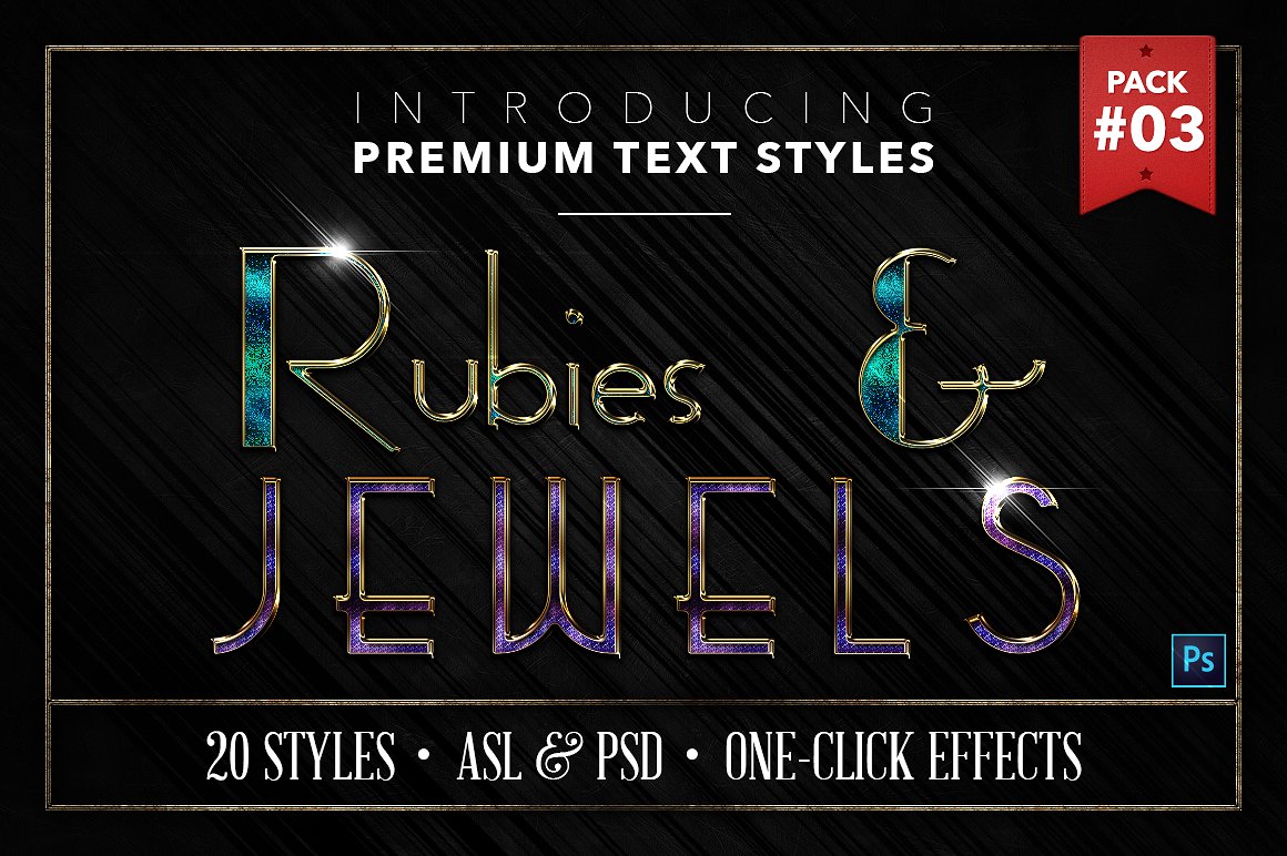 20款红宝石&珠宝文本风格的PS图层样式下载 20 RUBIES & JEWELS TEXT STYLES [psd,asl]插图(22)
