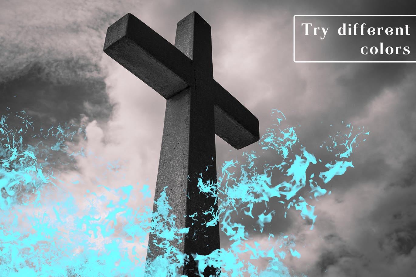 10种不同样式的魔幻火焰效果PS笔刷素材库精选 Fire Photoshop Brushes插图(8)