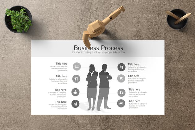 商业规划/市场规划PPT幻灯片模板下载 JADE Powerpoint Template插图(3)