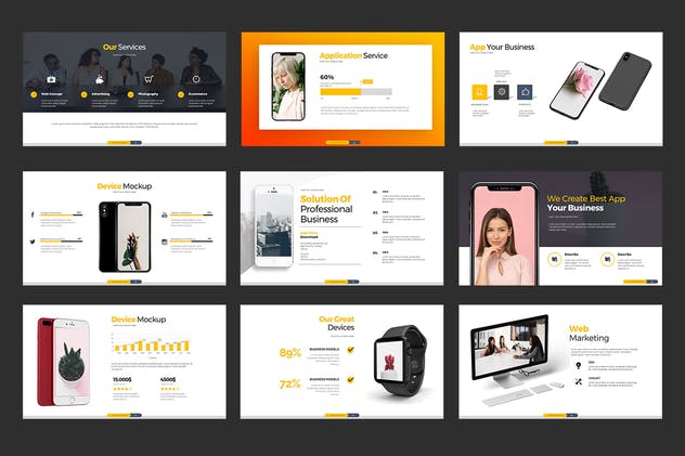 市场营销推广计划工作汇报Keynote幻灯片模板 Marketing Plan Vol 2 Keynote Templates插图(7)