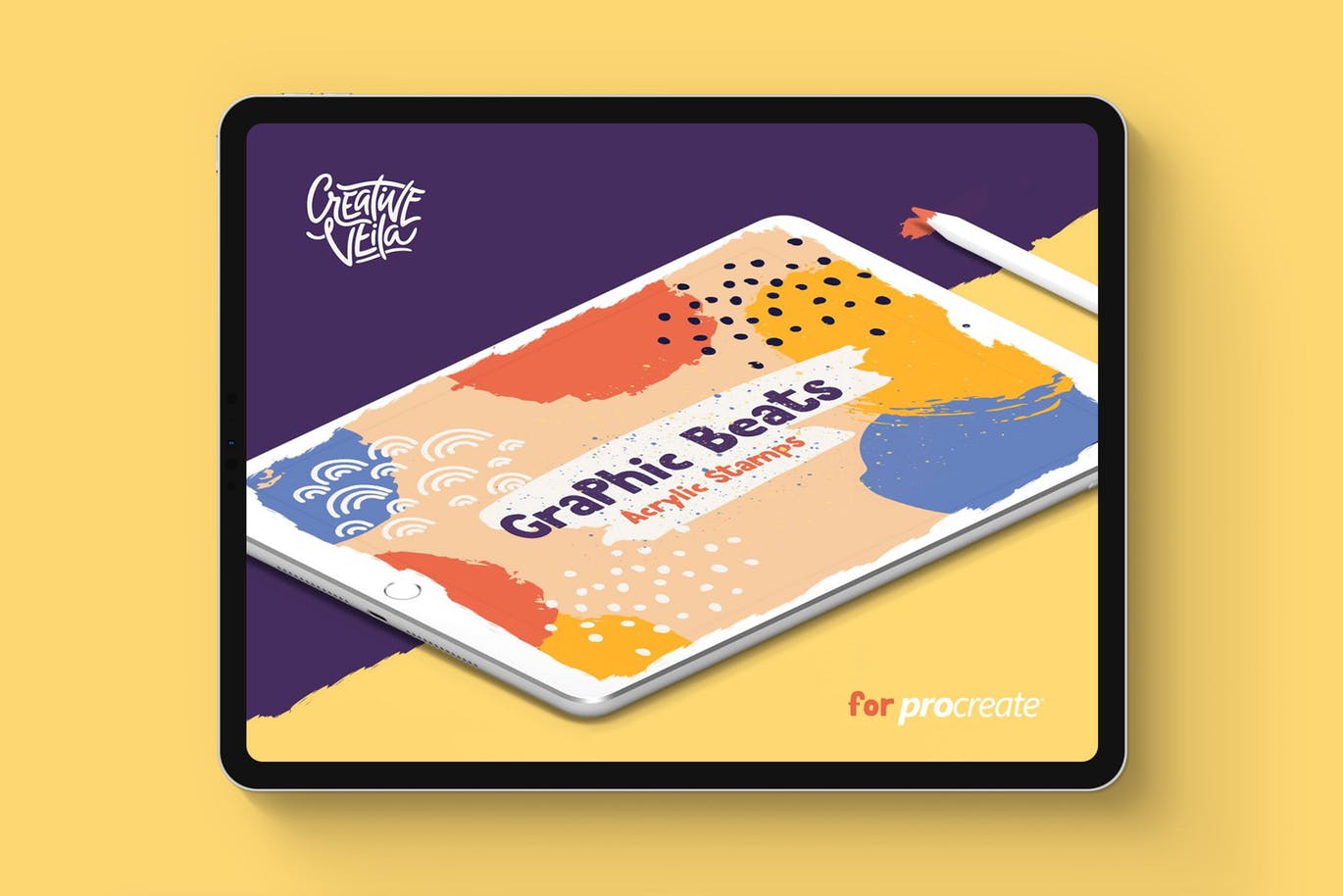 Proceate手绘设计师必备笔刷&模板素材包 Procreate Brushes & Templates Bundle插图(4)