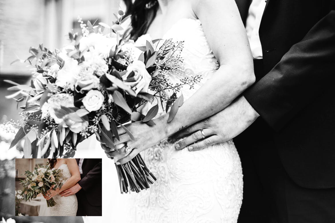 复古黑白照片效果PS艺术照片动作 Black And White Action插图(1)