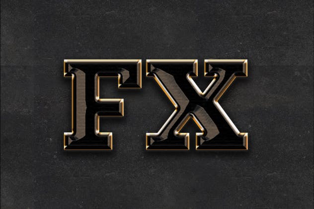 金属镀铬&火焰特效PS图层样式 Chrome & Fire Photoshop Layer Styles插图(2)