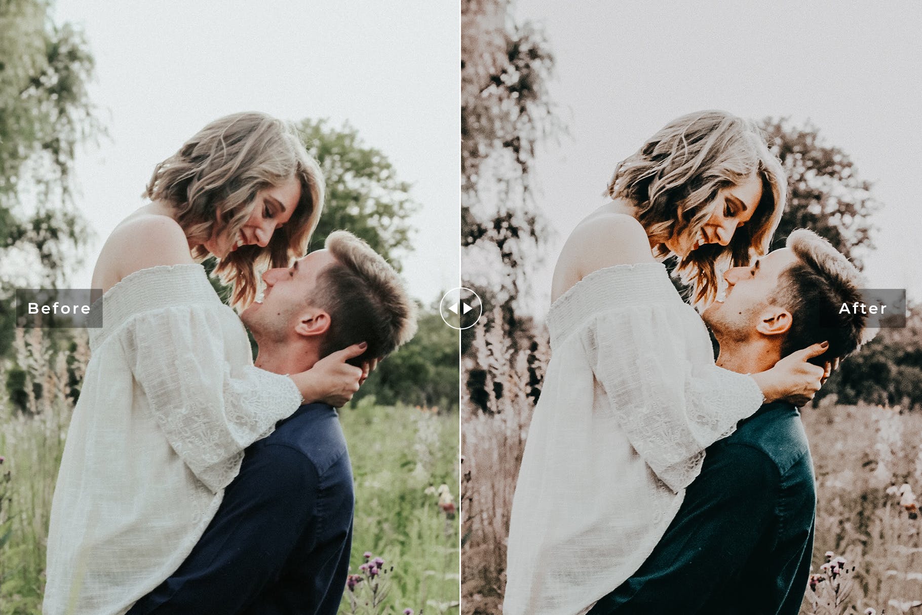 不饱和褪色暖色系照片后期处理LR调色预设 Earthy Tones Mobile & Desktop Lightroom Presets插图(1)