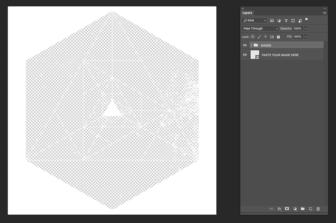 12个破损几何图形背景PSD分层模板 Instagram Textured Geometric Masks插图(3)
