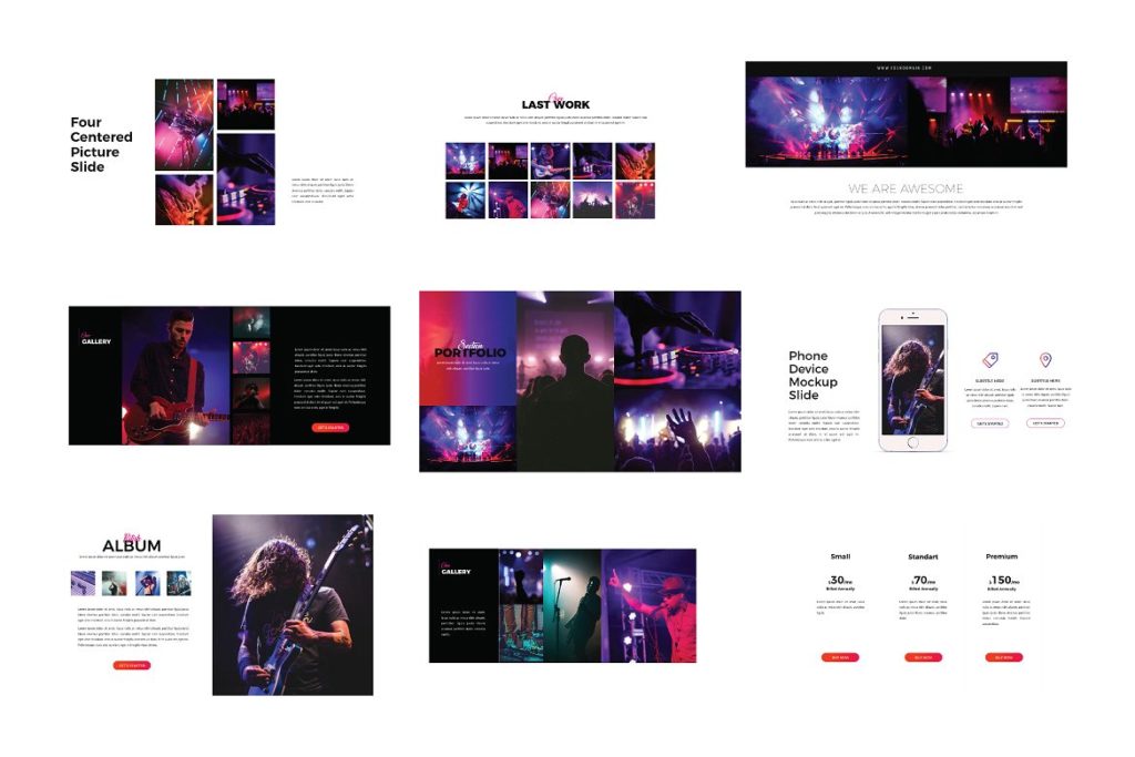 高端紫色系PPT模版下载[pptx]插图(1)