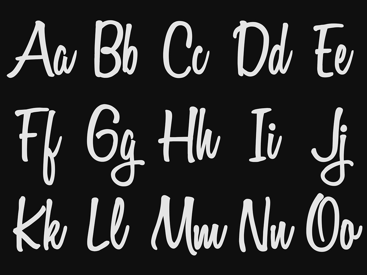 手写英文字体包下载 20 Whopping Fonts插图(86)