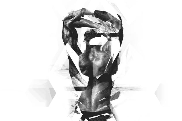 时尚几何低多边形色散照片效果PS动作 Geometric Dispersion FX Photoshop Add/On Extension插图(6)